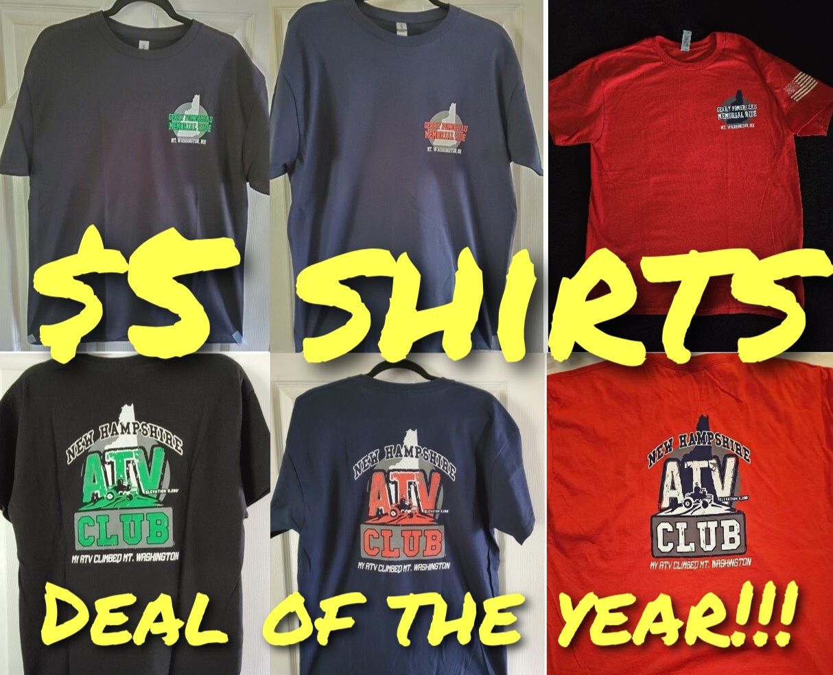 NH ATV Club t-shirts!