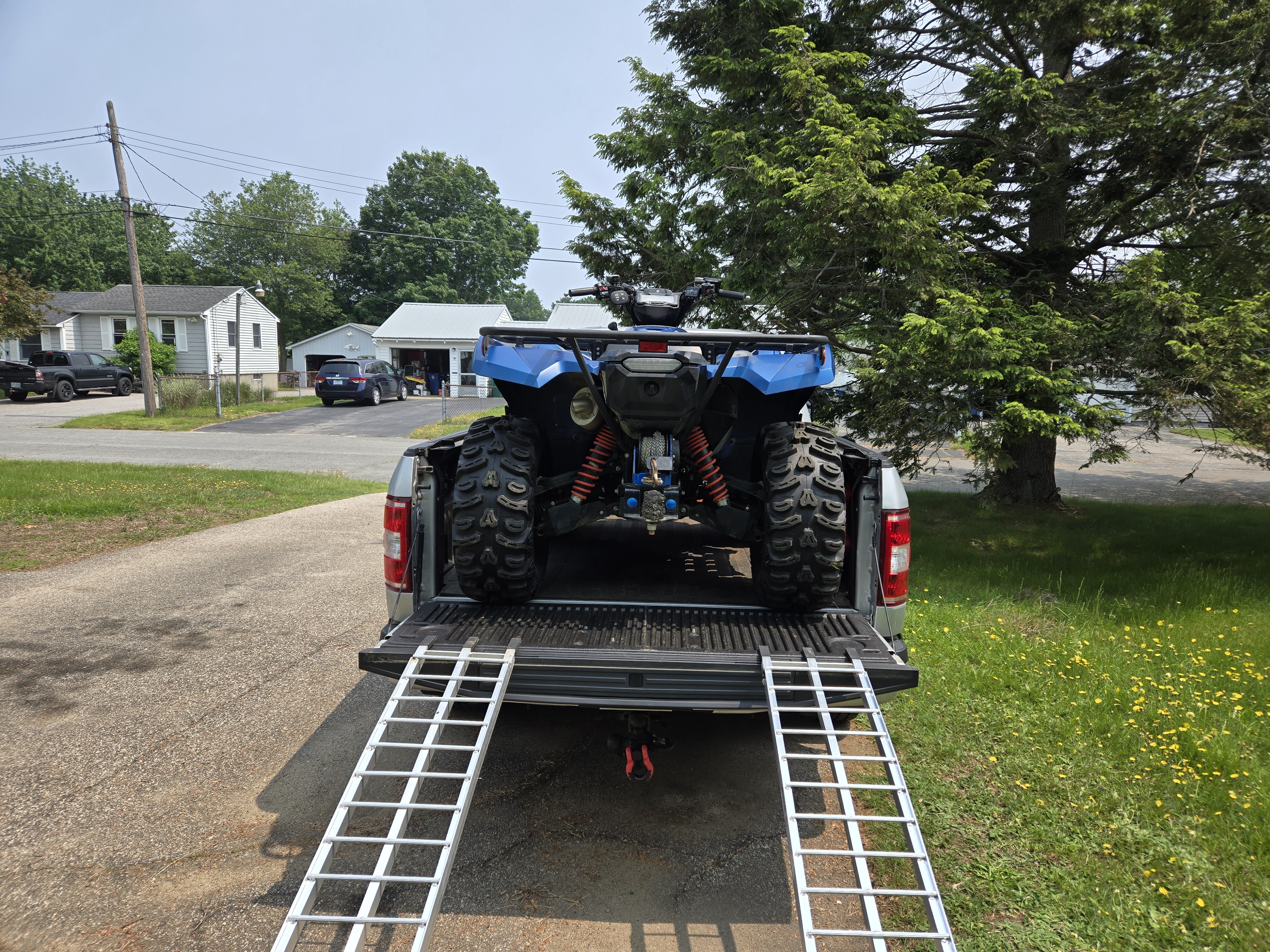 2019 Yamaha Grizzly 700 Special Edition in bed of 2018 Ford F150 5.0 FX4