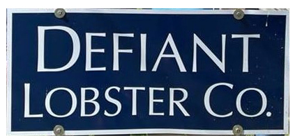 Defiant Lobster Company | Hampton, NH live lobsters, clams, bait, tackle, clam forks, fishing gear, etc on the marsh